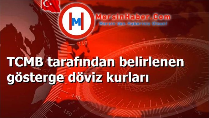 TCMB tarafından belirlenen gösterge döviz kurları