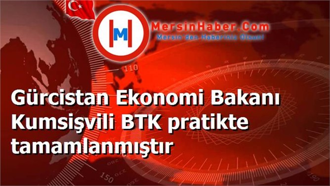 Gürcistan Ekonomi Bakanı Kumsişvili BTK pratikte tamamlanmıştır