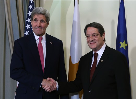ABD Dışişleri Bakanı Kerry, Kıbrıs'ta