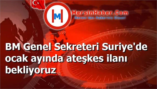 Viyana da yapılan toplantıda Suriye ile Ateşkes ilan edileceği dile geldi