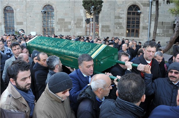 Fen İşleri Müdürü Bülent Kılınç son yolculuğuna uğurlandı