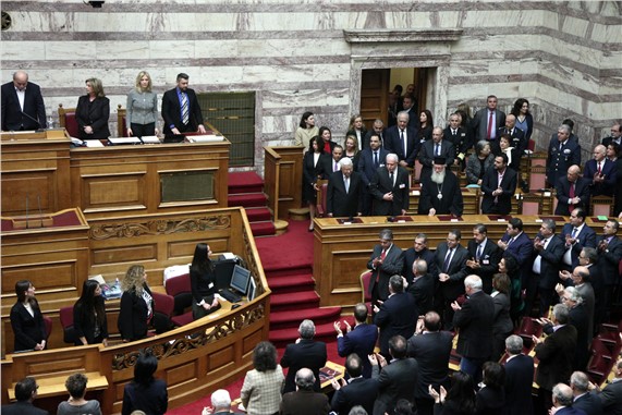 Abbas, Filistin'i tanıyan Yunan Parlamentosu'na hitap etti