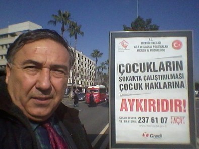 ASP İl Müdürlüğün’den Sokakta Çalışan Çocuklara Karşı  Afişli Uyarı