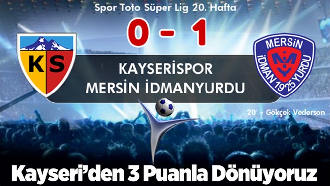 Kayseri Spor:0 Mersin İdmanyurdu:1 