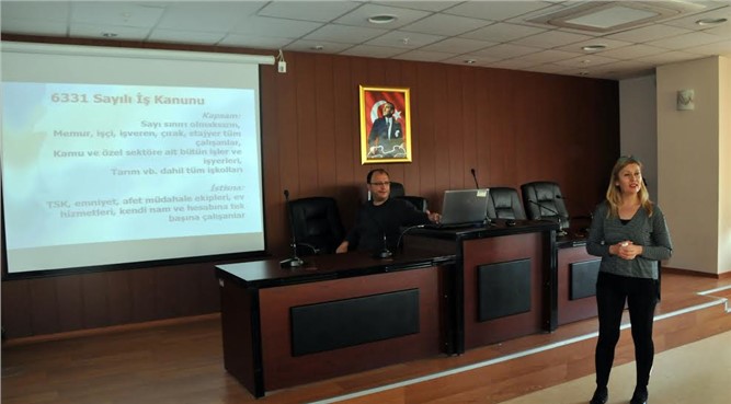 Erdemli Belediyesinden İş Güvenliği Eğitimi