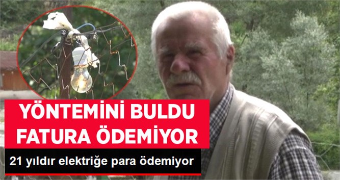 Yöntemi Buldu, Fatura Derdi Sona Erdi ve 21 Yıldır Elektriğe Para Ödemiyor