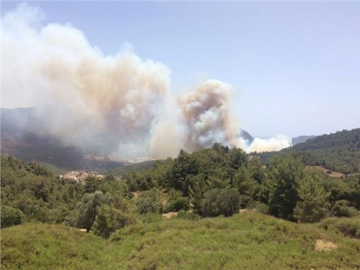 Kumluca Yangını Söndü, Adrasan Başladı, Bölge Boşaltılıyor