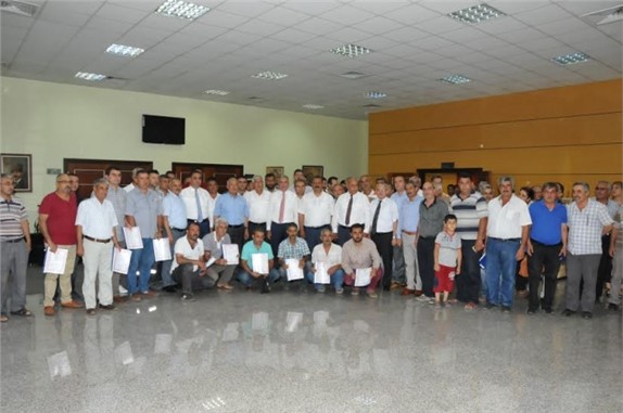 Tarsus'ta esnaflar tapularına kavuştu.