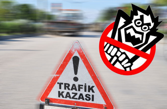 Mut'ta Motosikletli Domuza Çarptı 1 Yaralı