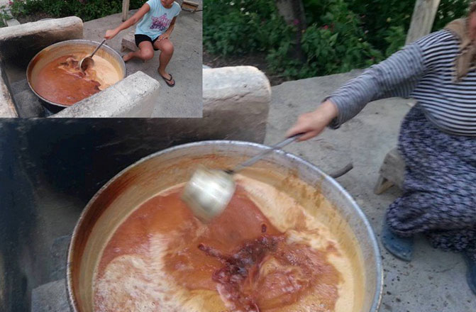 Mut'ta pekmez geleneği yaşatılmaya devam ediyor