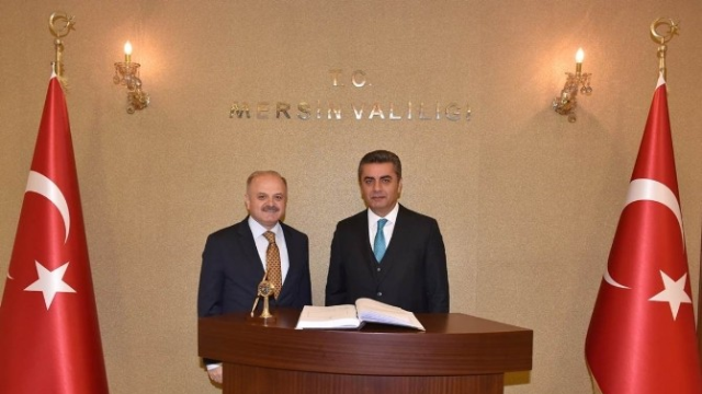Mersin'de TRT Genel Müdürü Valiyi Ziyaret Etti