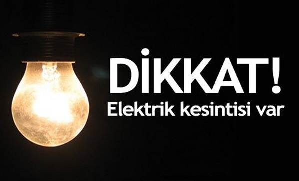 Mersin'de Elektrik Kesintisi