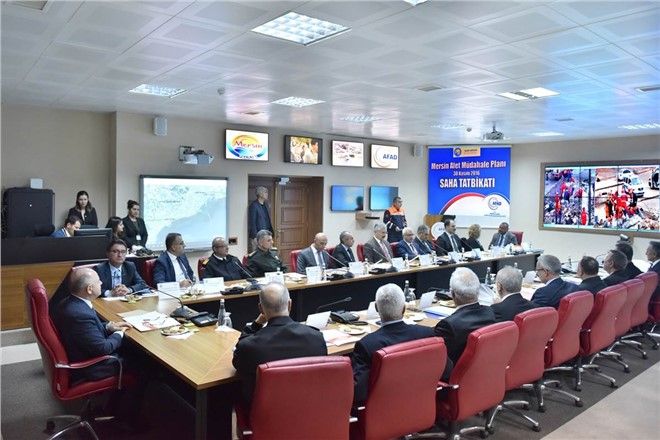 BÖYLE TATBİKAT GÖRÜLMEDİ... TÜRKİYE'DE İLK MERSİN'DE YAPILDI