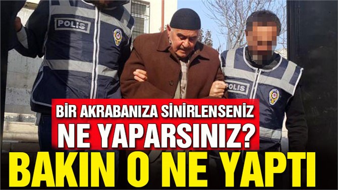 Evine el bombası atıp akrabasını öldürdü