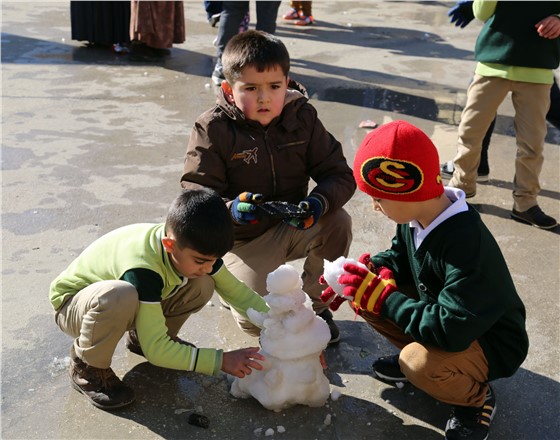 OKULLARA KAR YAĞMAYA DEVAM EDİYOR