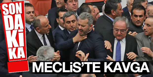 Meclis'te kavga çıktı