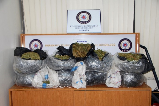 Mersin'de Eş Zamanlı Uyuşturucu Operasyonu