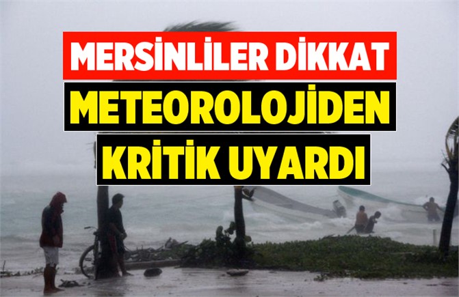 Meteorolojiden Kuvvetli Fırtına Uyarısı