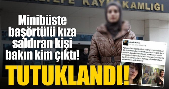 Başörtülü Kıza Saldıran Kadın Tutuklandı