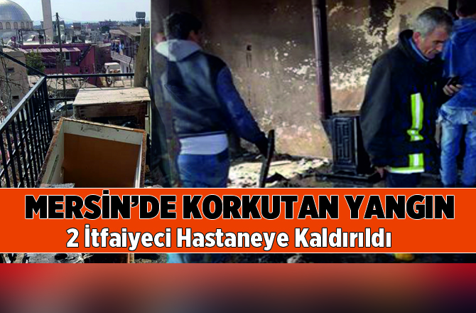 Mersin'de Korkutan Yangın