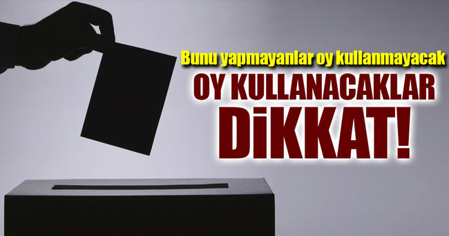 Seçmen listeleriyle ilgili uyarı geldi