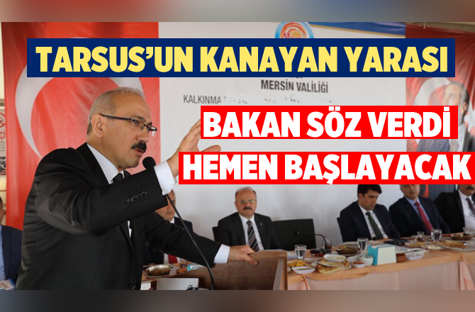 Bakan Elvan’dan Tarsus’a Hastane Müjdesi