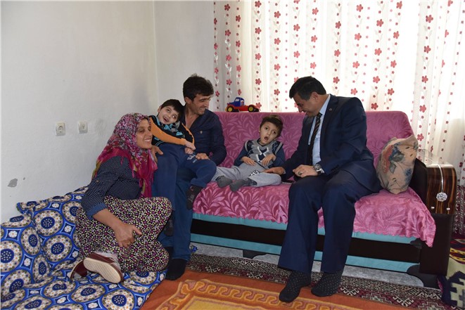 Başkan Türe'den Engelli Kardeşlere Ziyaret