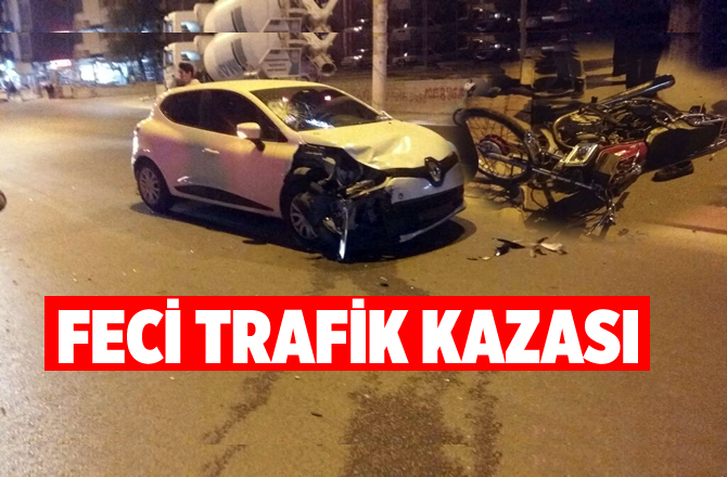 Tarsus'ta Feci Motosiklet Kazası