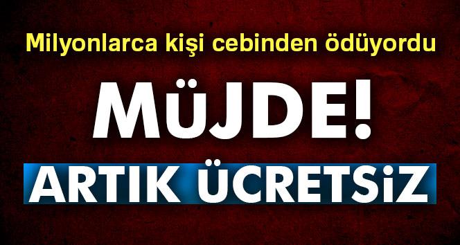 Tıbbi malzemeler artık ücretsiz!