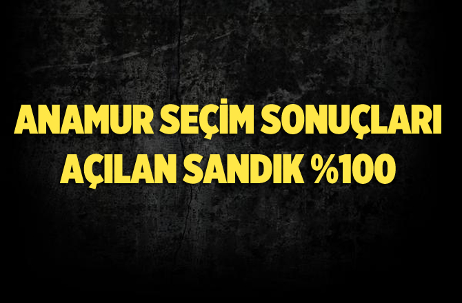 Anamur Referandum Sonuçları 2017, Evet Hayır Oy Oranları