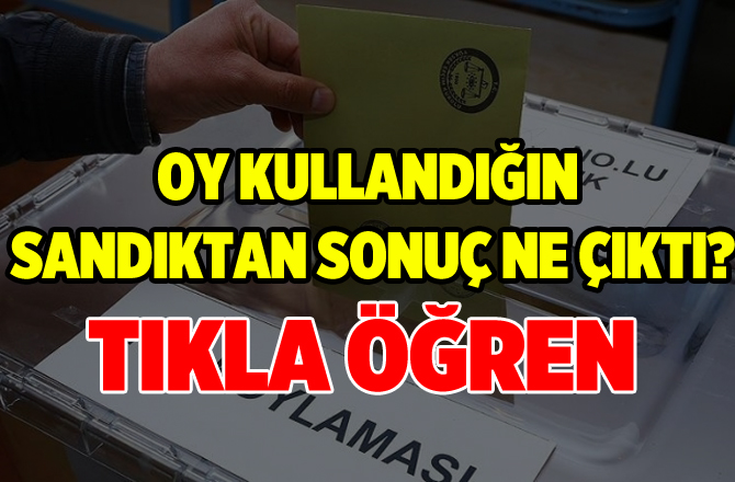 Sandığımdan Evet mi yoksa Hayır mı çıktı? Referandum Sandık Sonuç Sorgulama