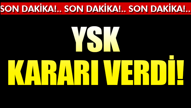YSK'dan Flaş Referandum Kararı
