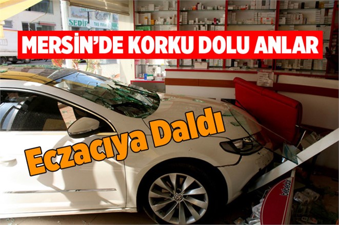 Mersin'de Kontrolden Çıkan Otomobil, Ecnazeye Girdi
