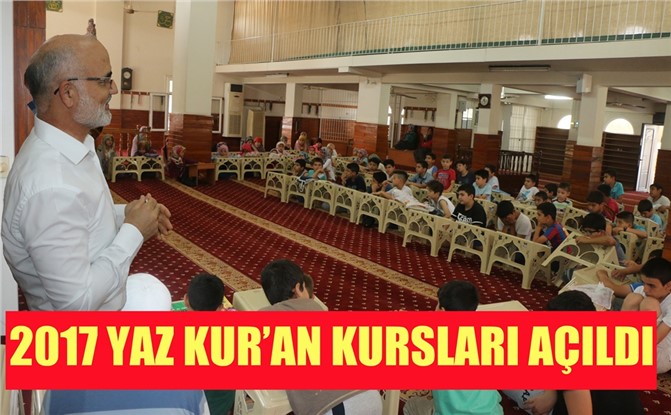 Tarsus'ta 2017 Yaz Kur'an Kursları Açıldı