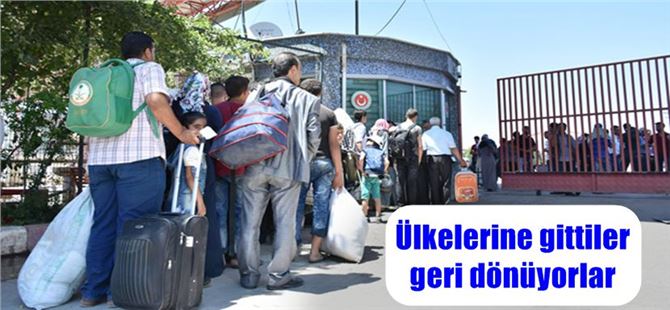 Suriyeliler Türkiye'ye Dönmeye Devam Ediyor