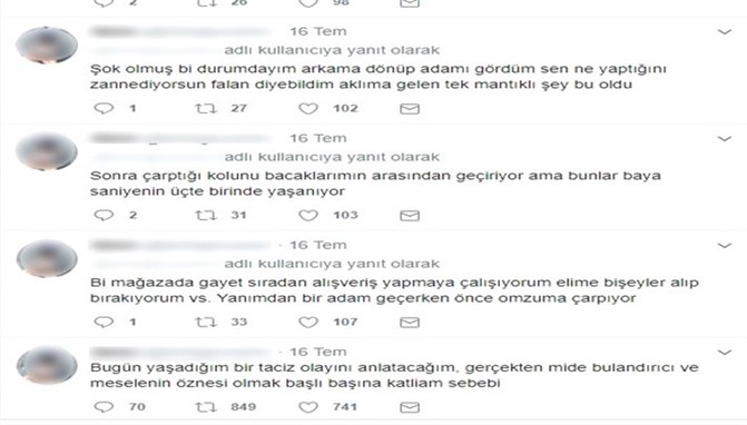 Mersin'de Giyim Mağazasında Tacize Uğrayan Genç Kız İsyanını Sosyal Medyada Dile Getirdi