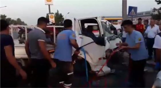 Tarsus’ta 2 ayrı kaza:  2 yaralı