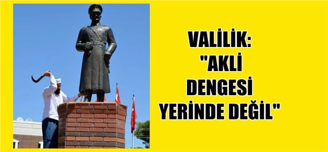 Siverek'te Atatürk heykeline çirkin saldırı
