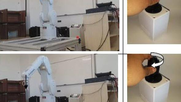 İnsan kolu ve 3D joystick ile kontrol edilen robotlar