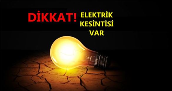 Tarsus’ta Elektrik Kesintisi