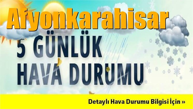 Afyonkarahisar Hava Durumu