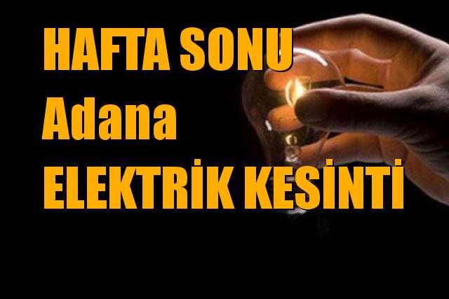 Adana Elektrik Kesintisi