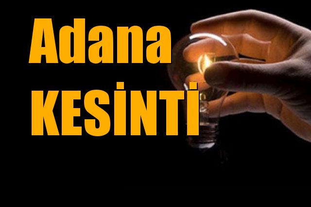 Adana Elektrik Kesintisi