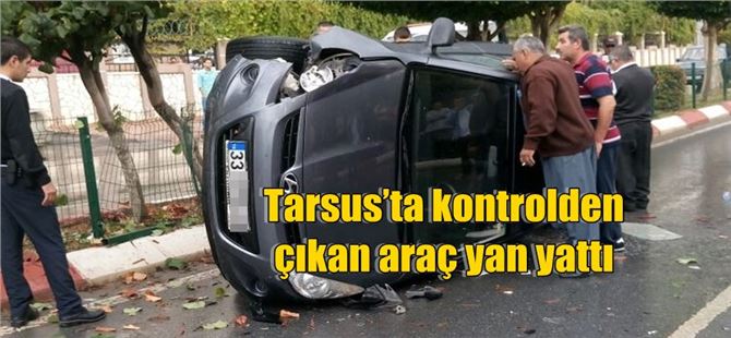 Yağışın Ardından Kayganlaşan Yolda Kaza Meydana Geldi