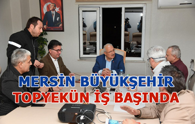 Mersin Büyükşehir, Şiddetli Yağışlara Karşı Teyakkuzda