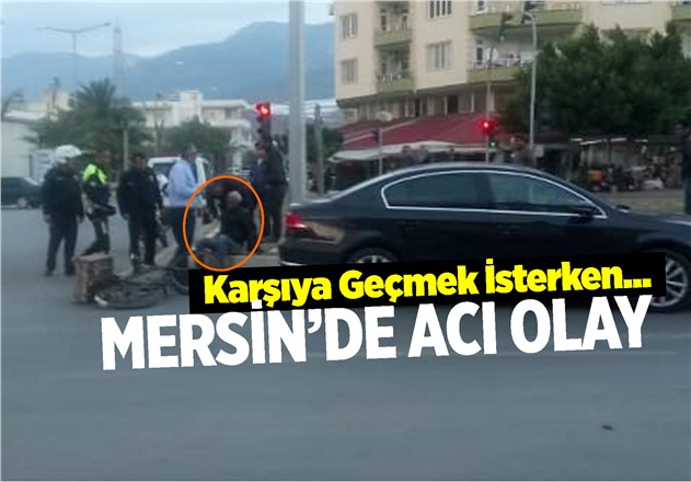 Mersin'in Bozyazı İlçesi D-400 Karayolu Üzerindeki Kazada Bisiklet Sürücüsü Hüsnü Ertan Yaralandı