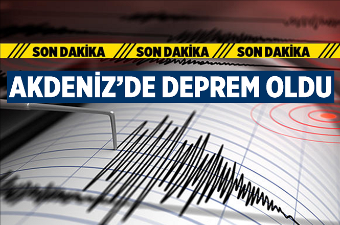 Muğla'nın Marmaris ilçesi açıklarında 4,4 büyüklüğünde deprem meydana geldi