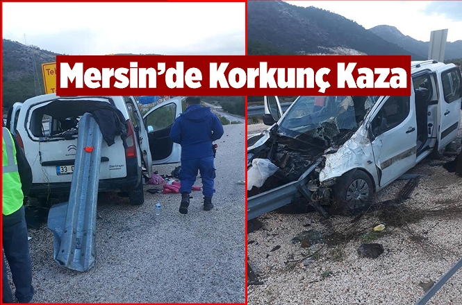 Mersin'in Silifke İlçesi Boğsak Yakınlarındaki Kazada Çok Sayıda Yaralı Var