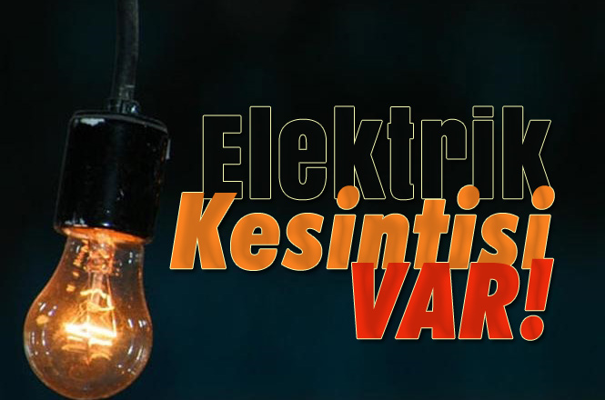 Mersin'de 27 Aralık Perşembe Günü Elektrik Kesintisi Yapılacak Yerler, "Elektrik Kesintisi"