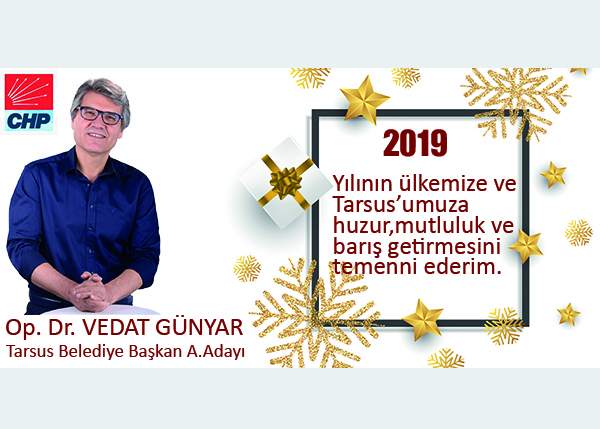 CHP A.Adayı Op.Dr. Vedat Günyar'dan Yeni Yıl Mesajı